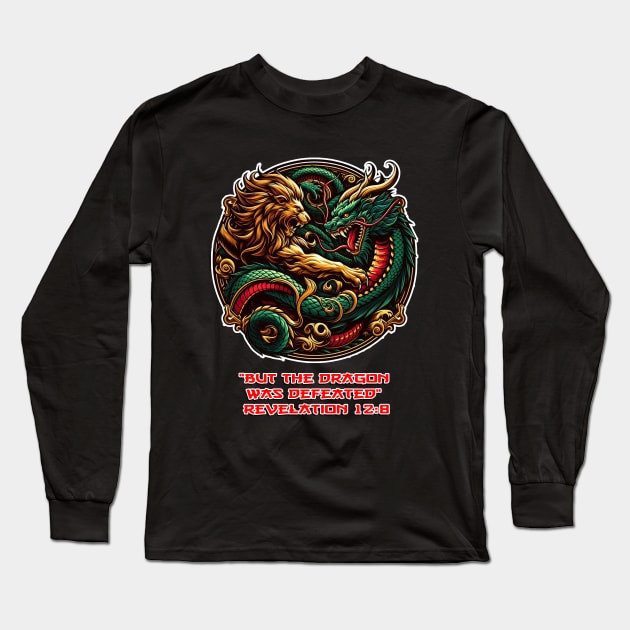 Triumph Over Darkness: Victory of Faith Tee Long Sleeve T-Shirt by Reformed Fire